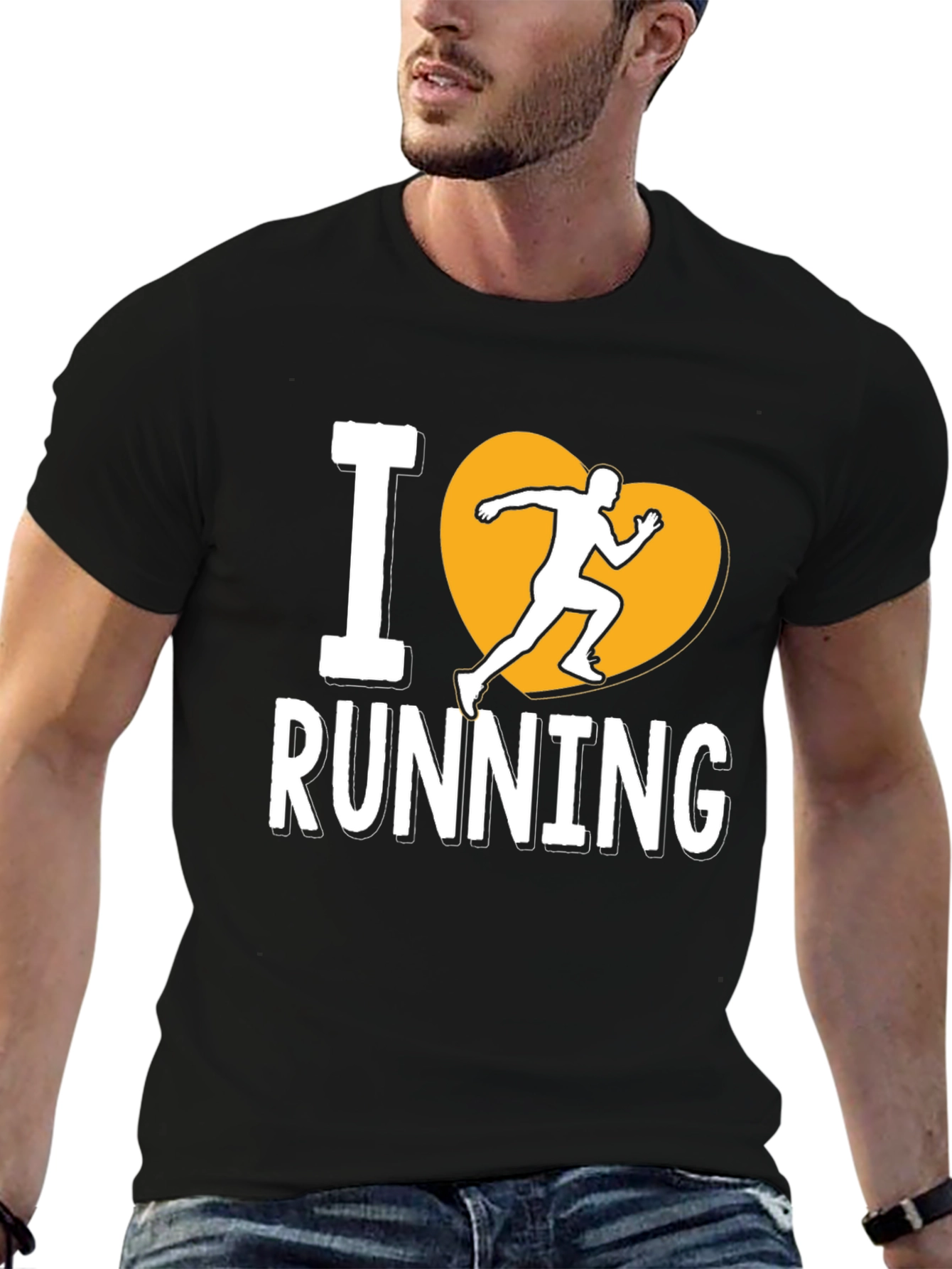 I Heart Running Graphic Tee