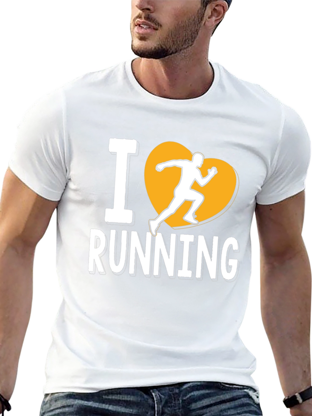 I Heart Running Graphic Tee