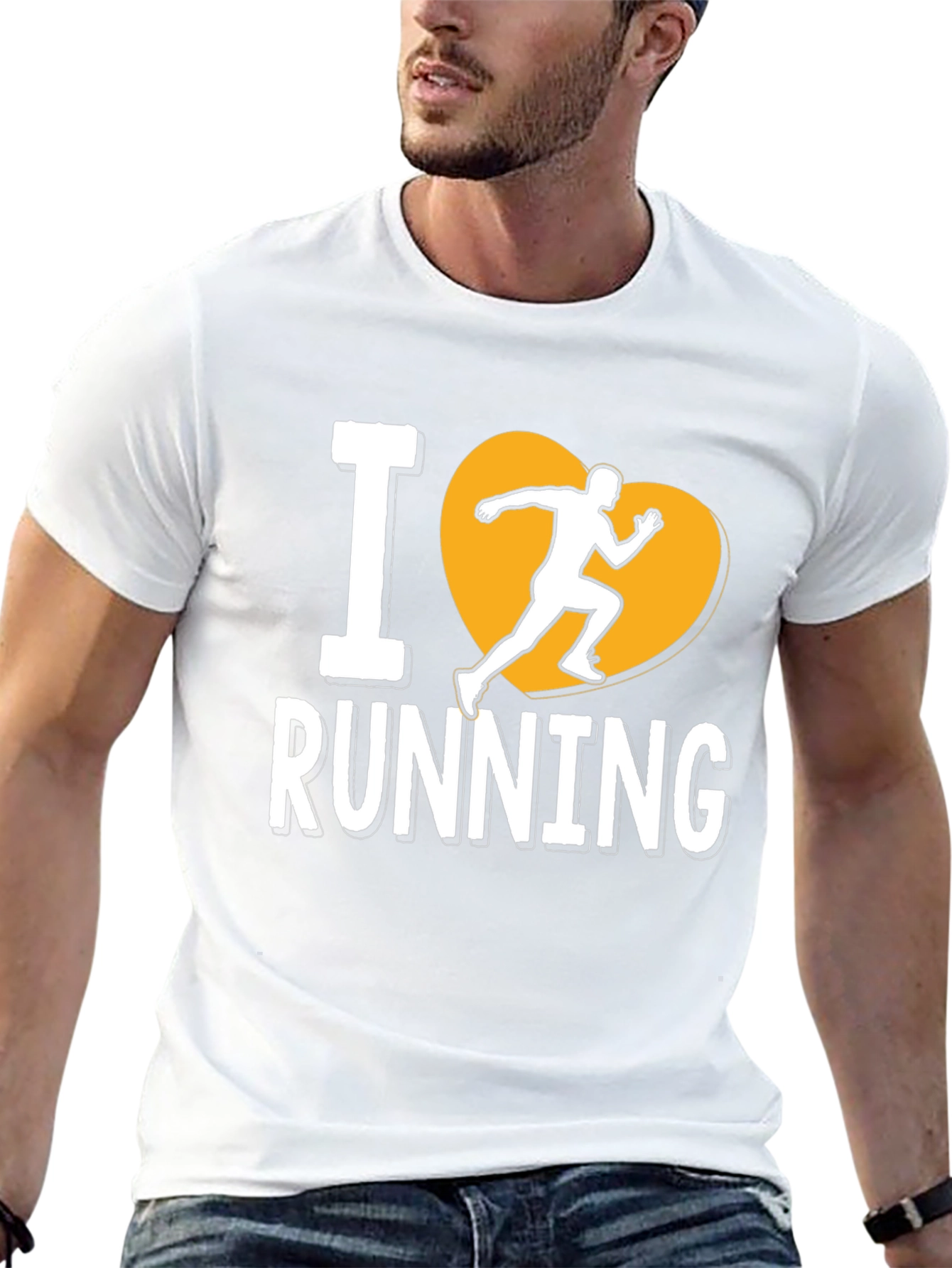 I Heart Running Graphic Tee
