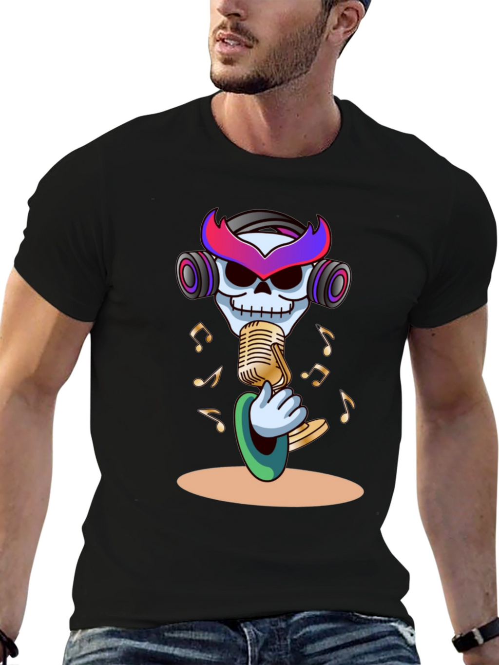 Skull DJ T-Shirt
