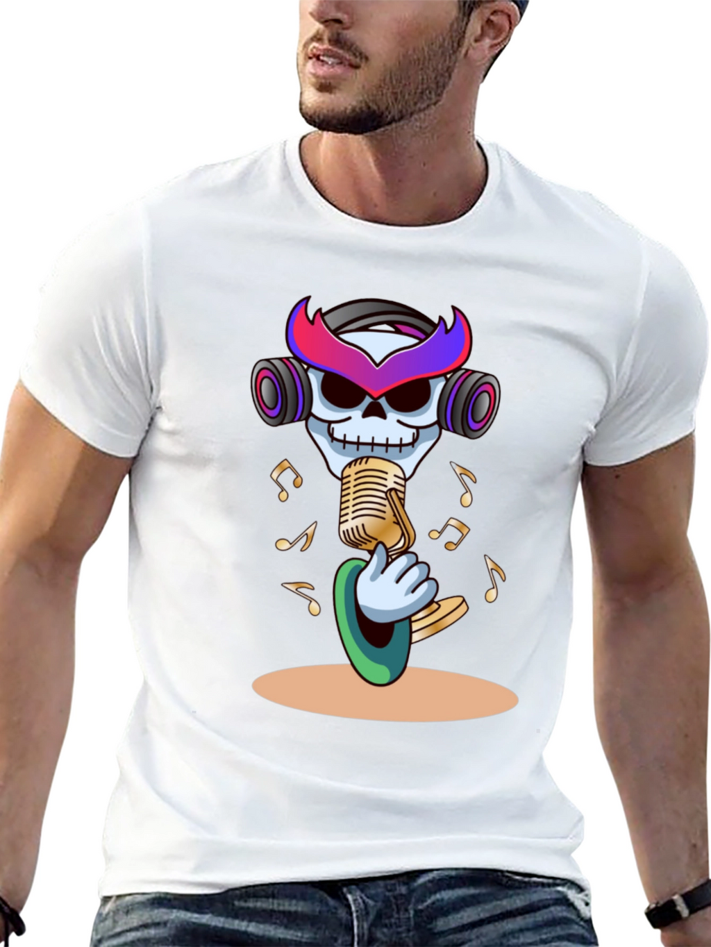 Skull DJ T-Shirt