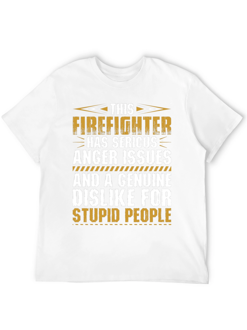 Firefighter Anger Issues Graphic T-Shirt