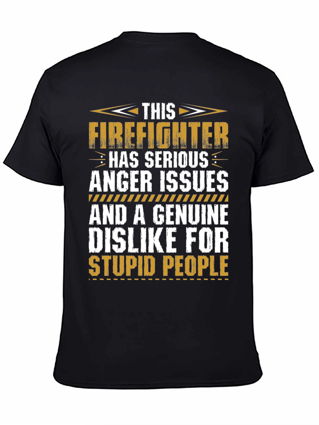 Firefighter Anger Issues Graphic T-Shirt