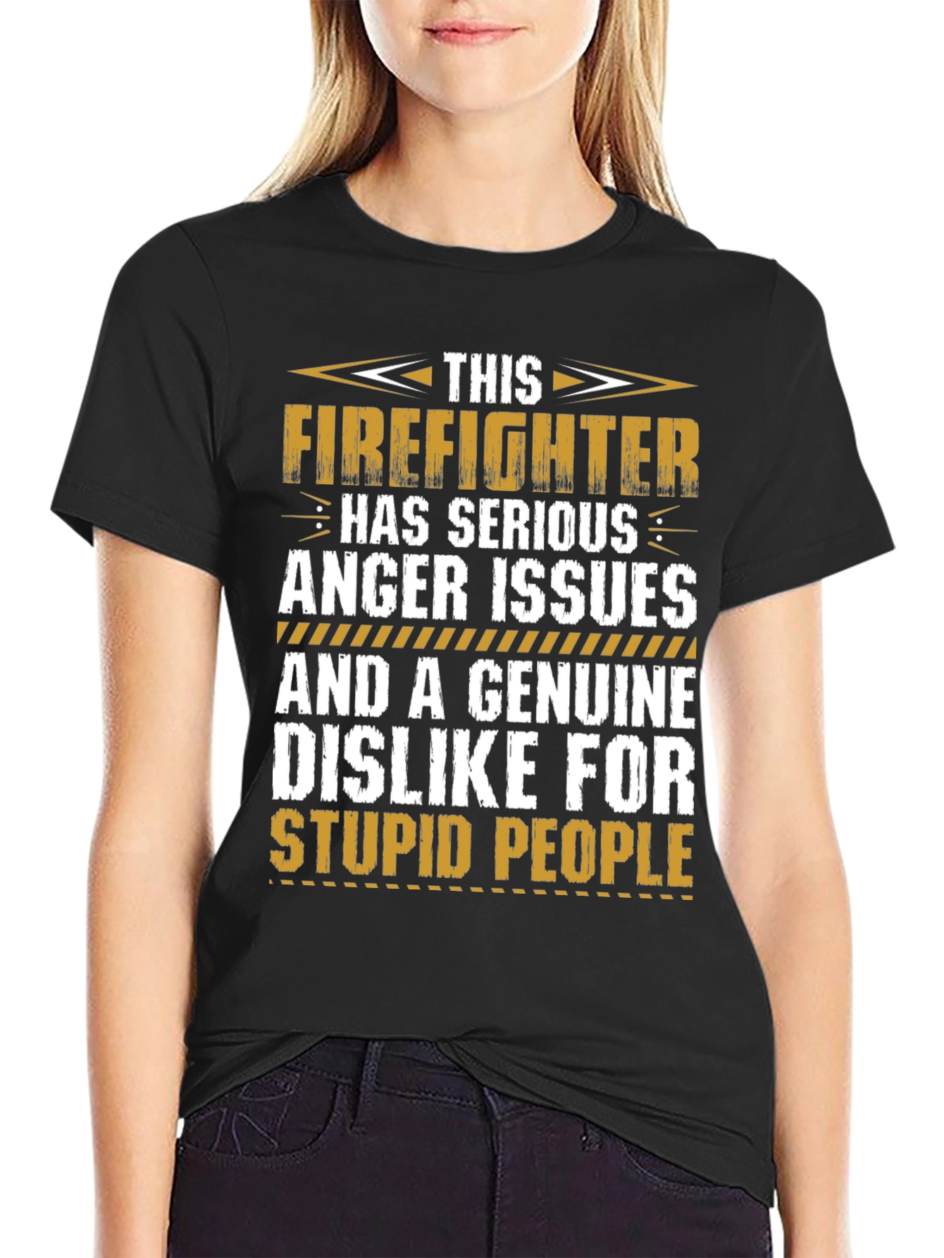 Firefighter Anger Issues Graphic T-Shirt