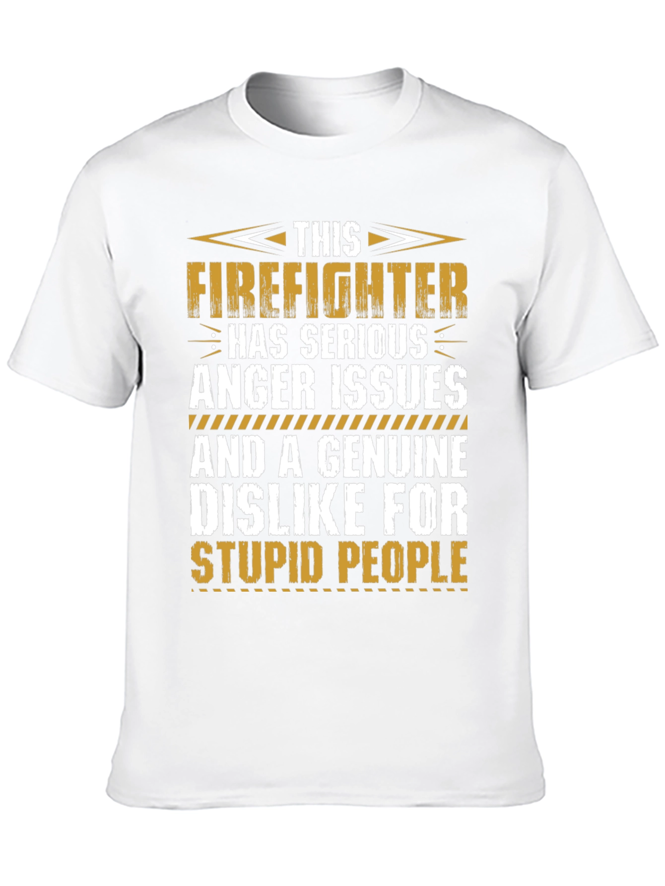 Firefighter Anger Issues Graphic T-Shirt