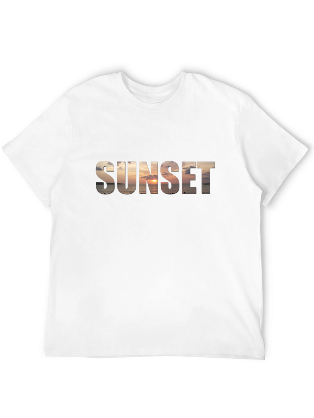 Sunset Graphic Black T-Shirt