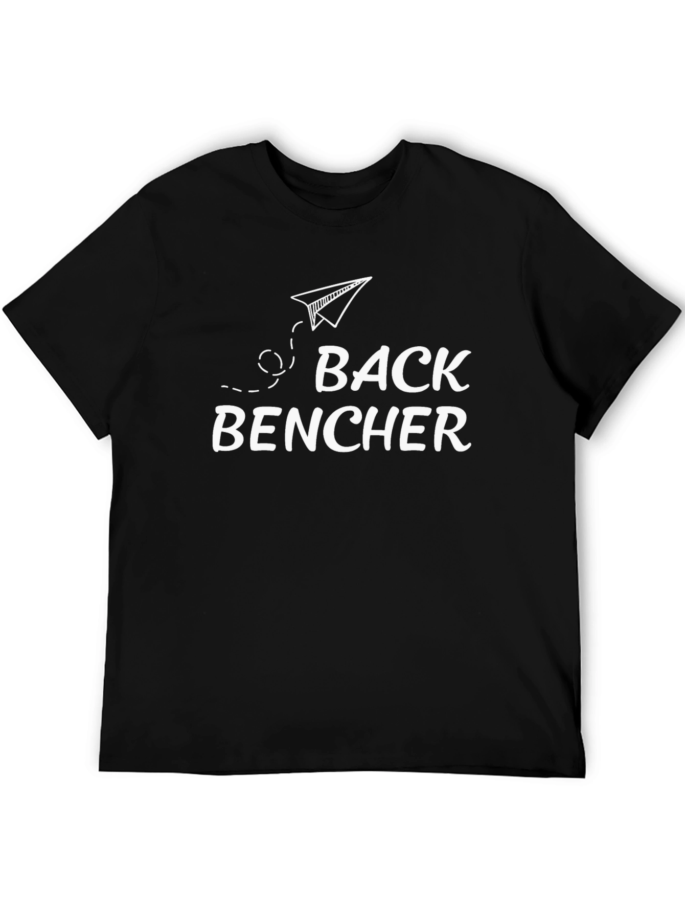 Back Bencher Graphic T-Shirt - Black Casual Tee