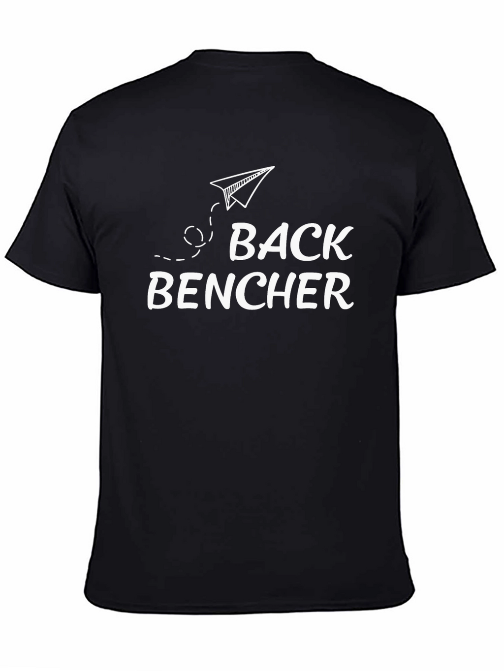 Back Bencher Graphic T-Shirt - Black Casual Tee