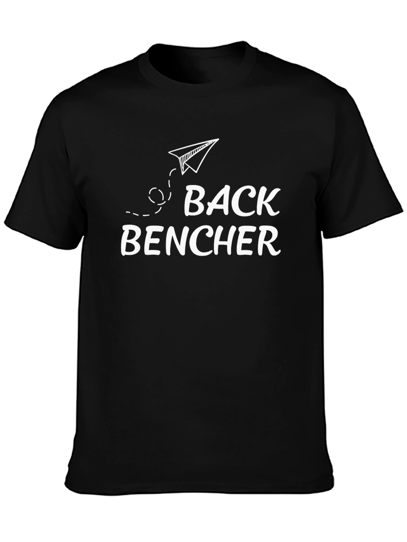 Back Bencher Graphic T-Shirt - Black Casual Tee