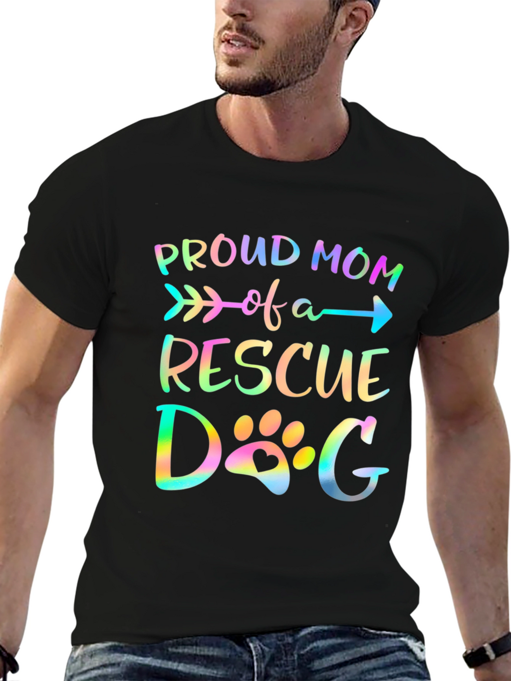 Proud Mom of a Rescue Dog T-Shirt