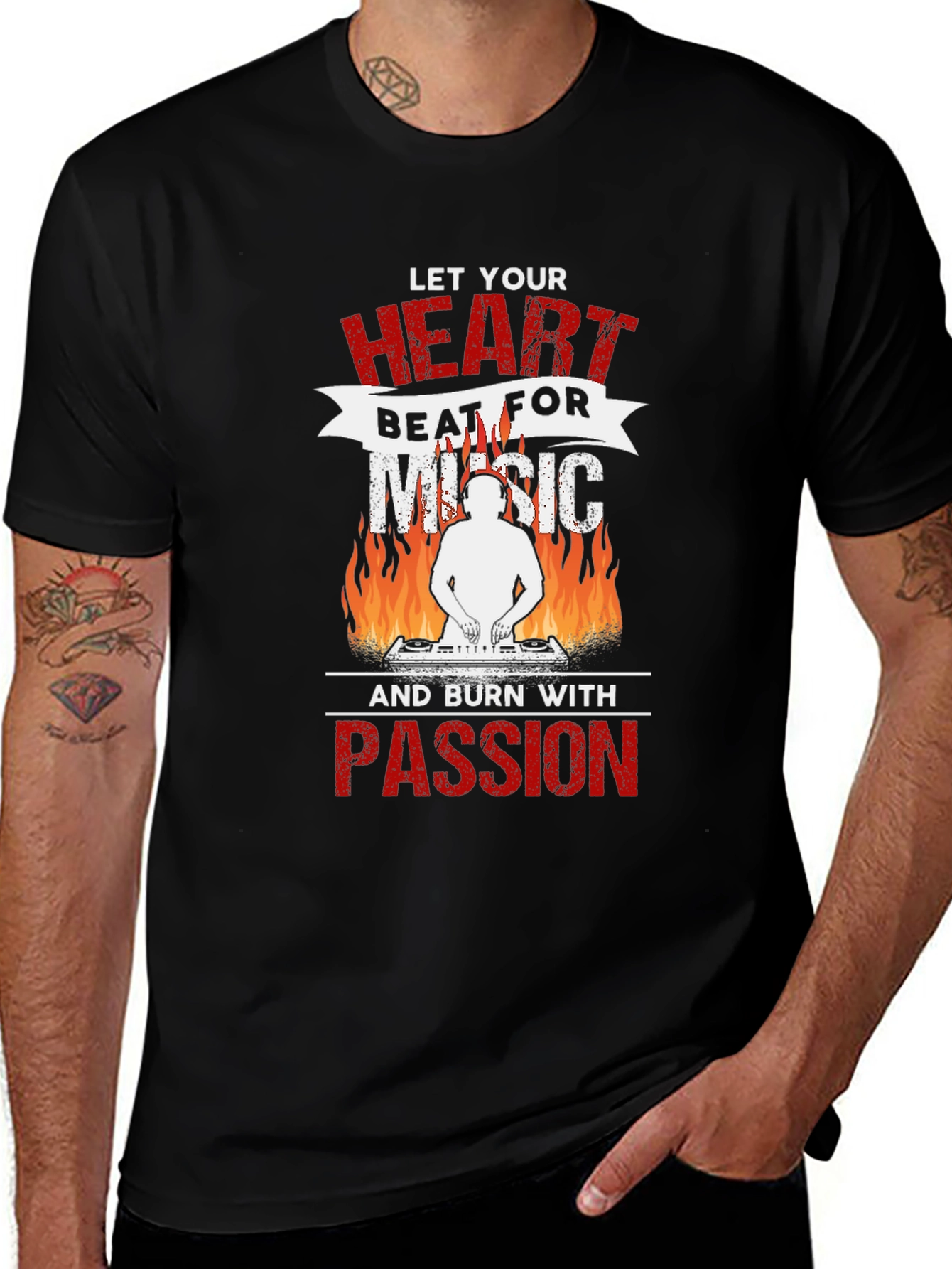 Heart Beat Music Passion T-Shirt