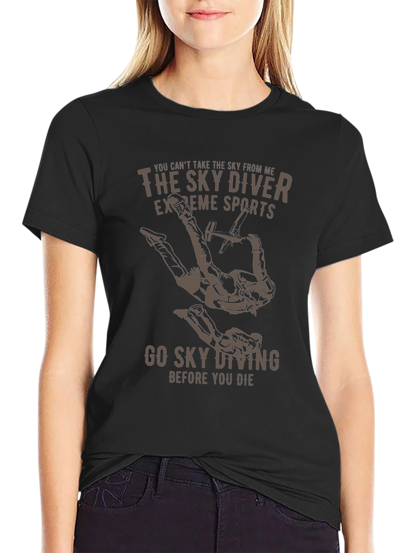 Sky Diver Graphic T-Shirt - Extreme Sports Tee