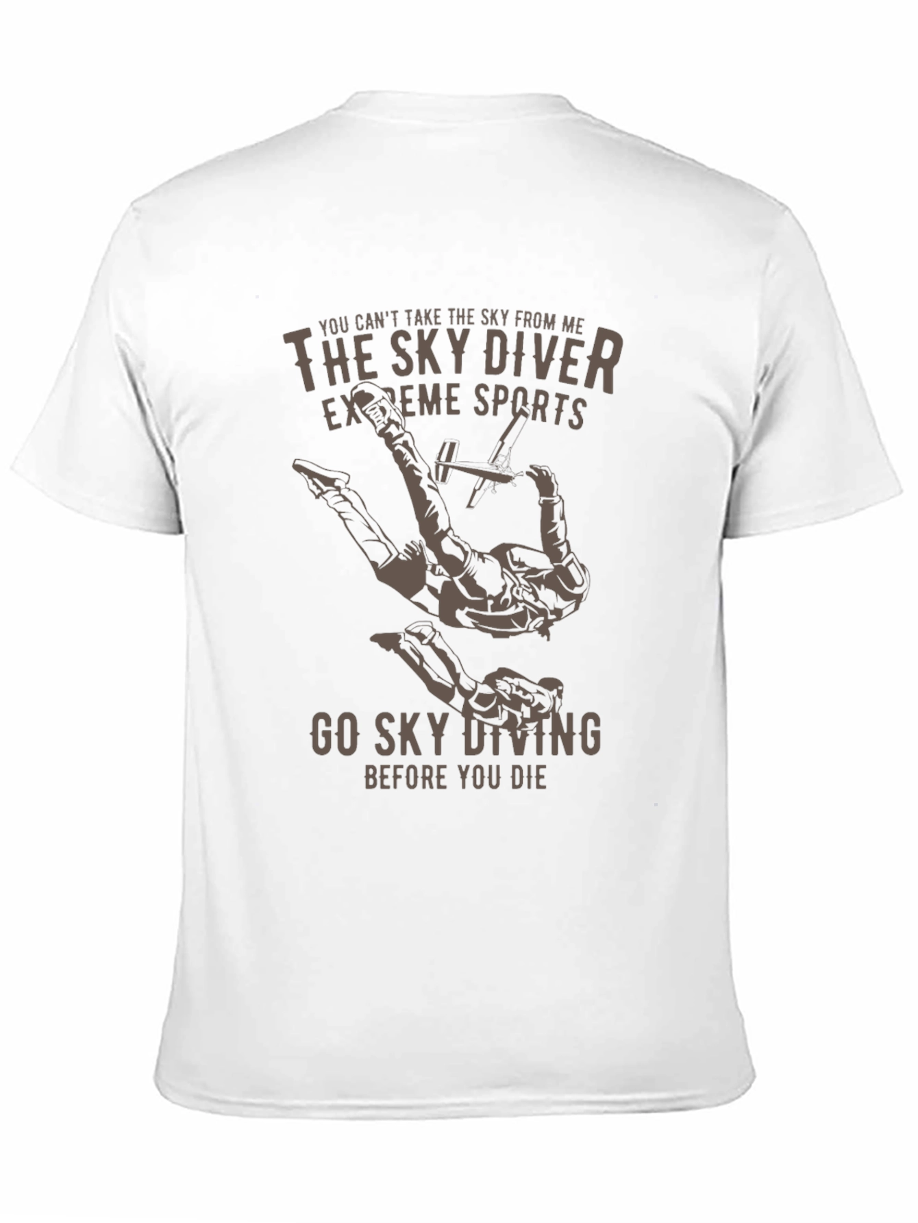 Sky Diver Graphic T-Shirt - Extreme Sports Tee