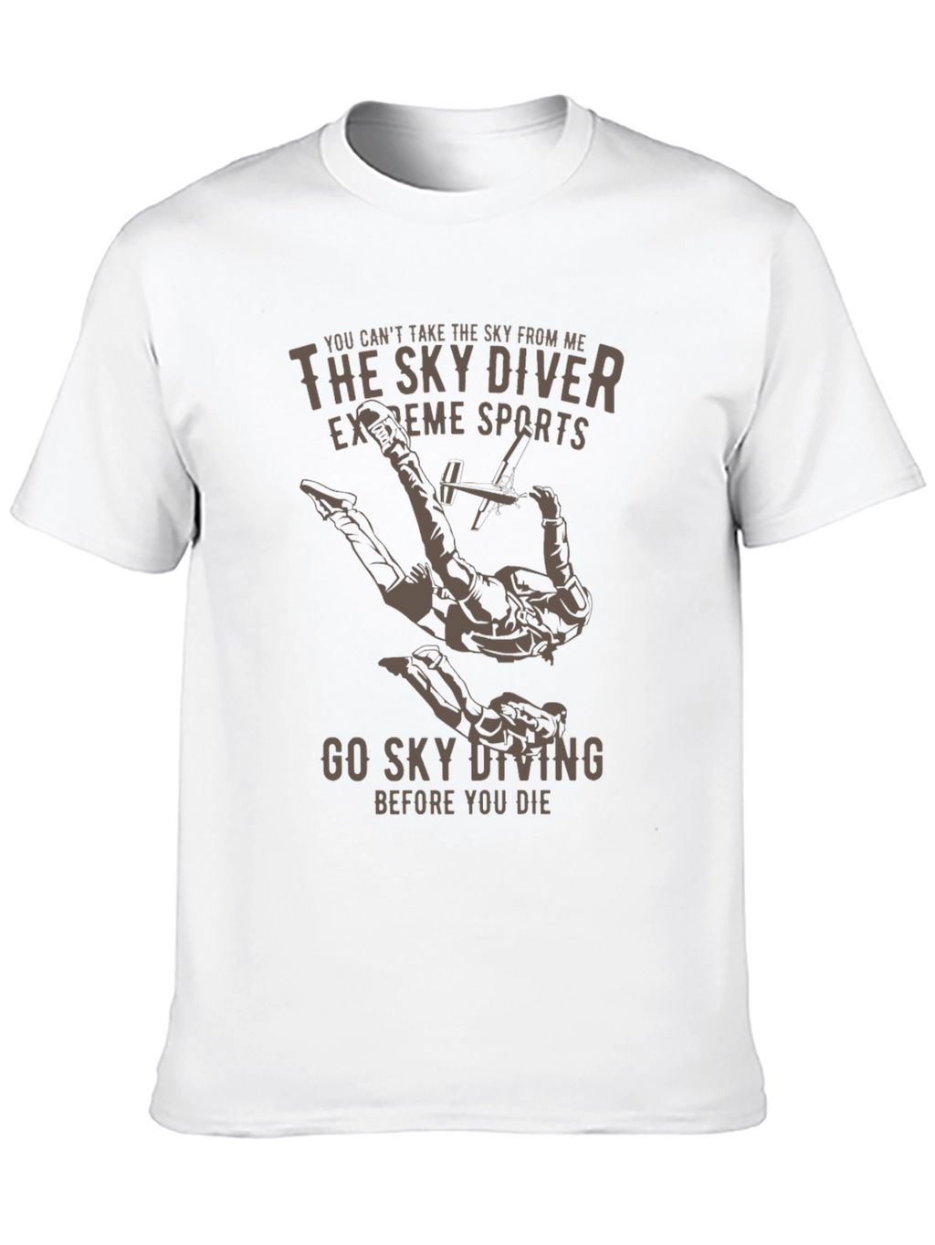 Sky Diver Graphic T-Shirt - Extreme Sports Tee