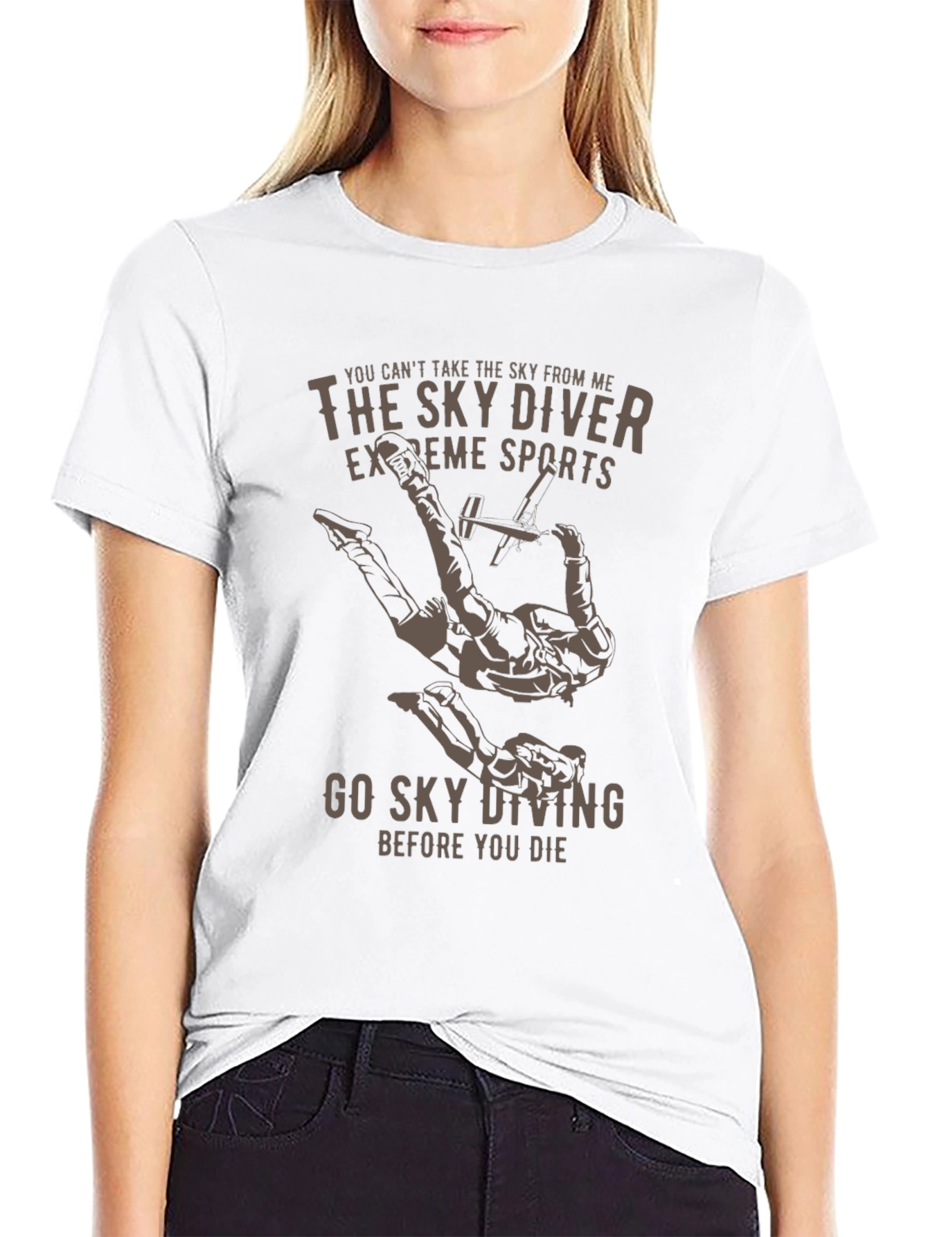 Sky Diver Graphic T-Shirt - Extreme Sports Tee