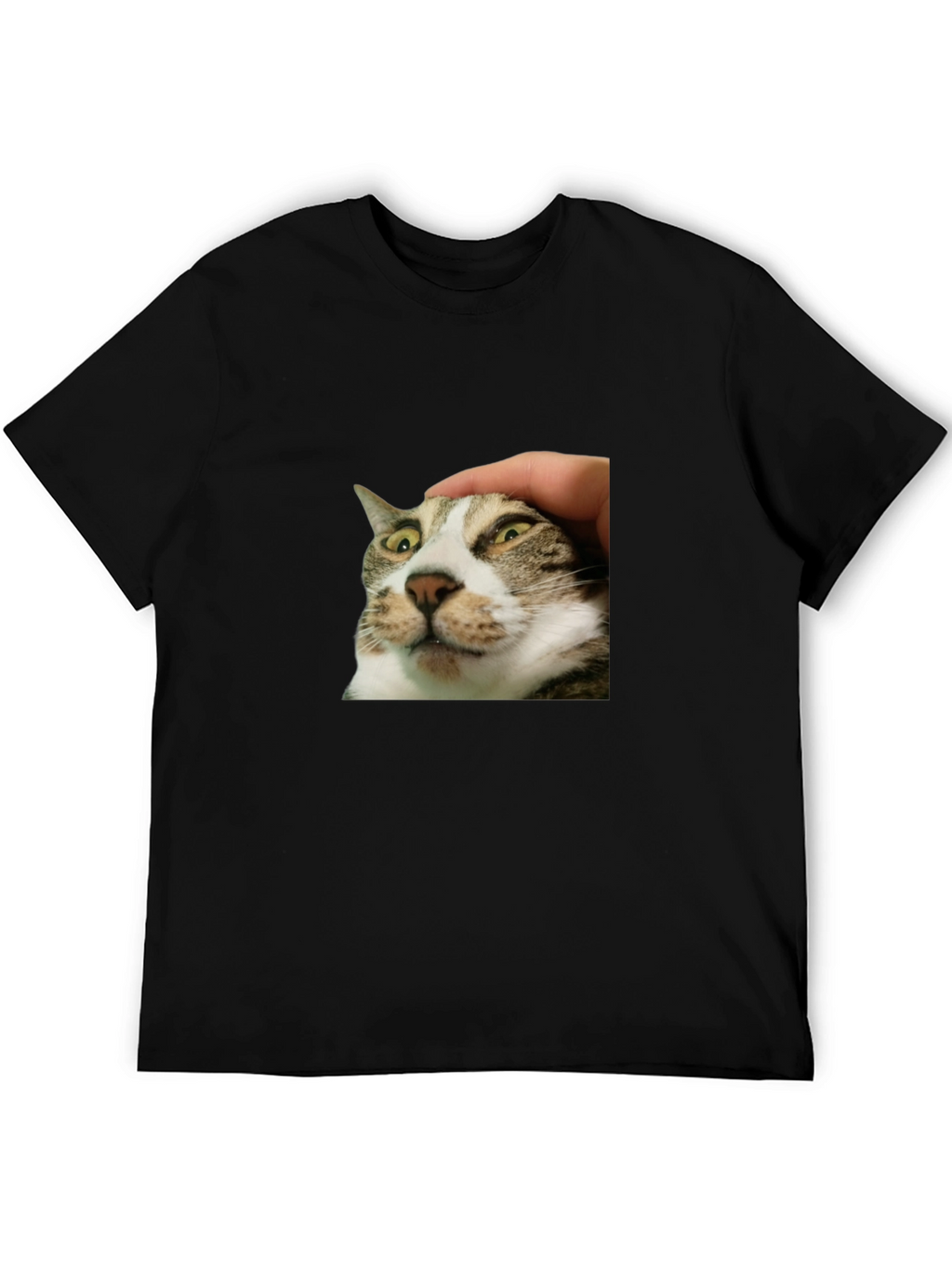 Funny Cat Petting T-Shirt - Unique Graphic Tee