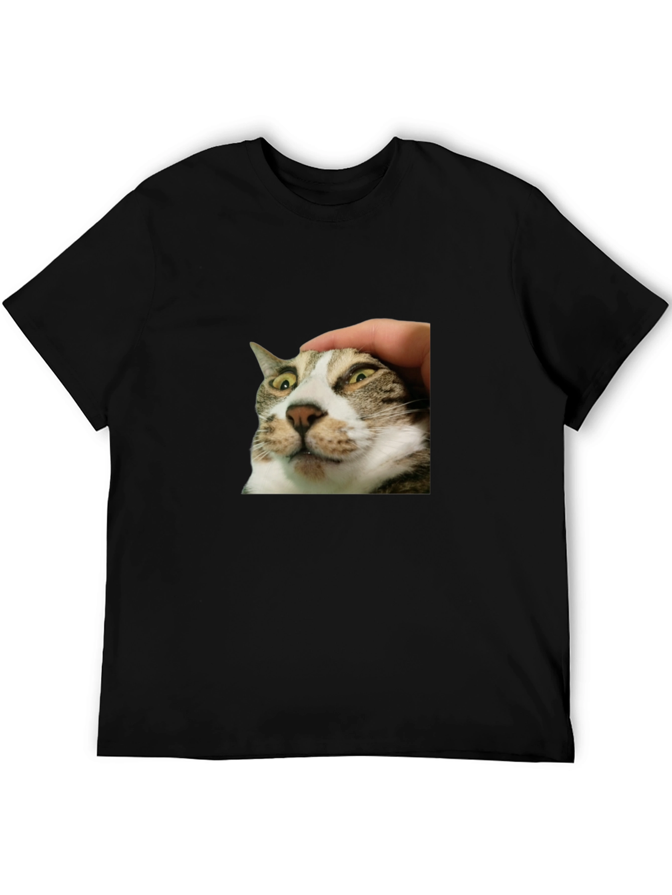 Funny Cat Petting T-Shirt - Unique Graphic Tee