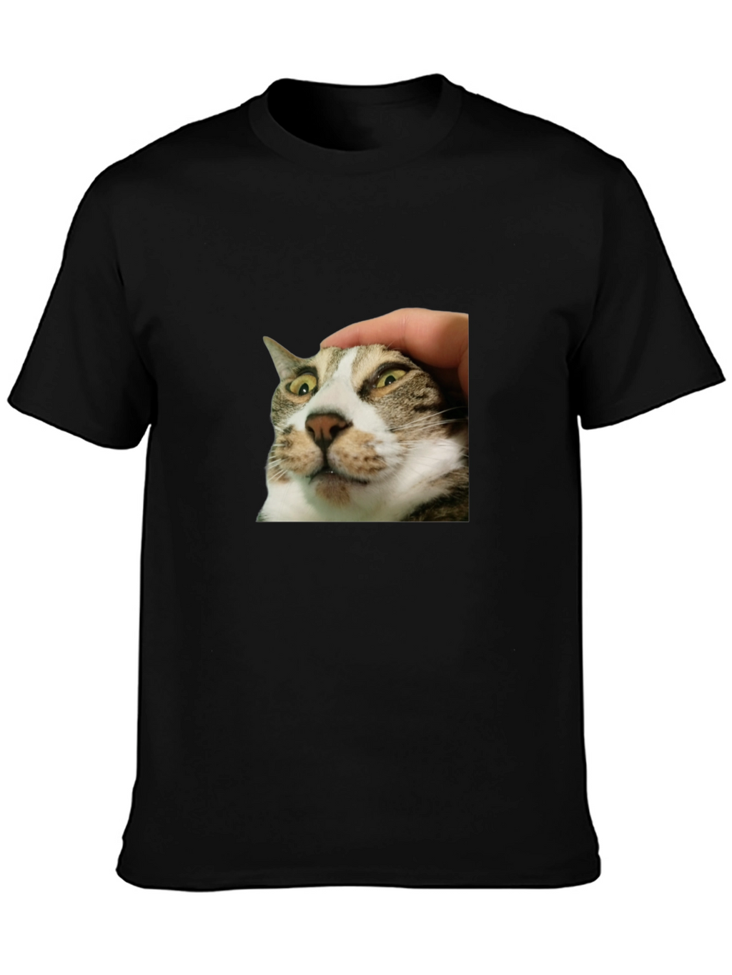 Funny Cat Petting T-Shirt - Unique Graphic Tee