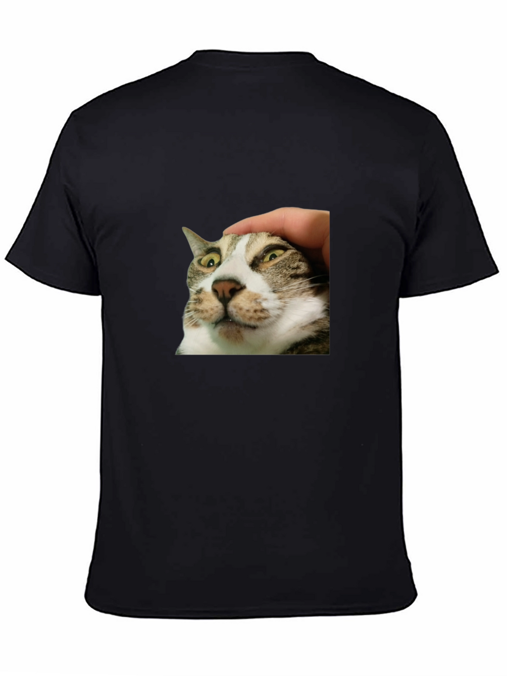 Funny Cat Petting T-Shirt - Unique Graphic Tee