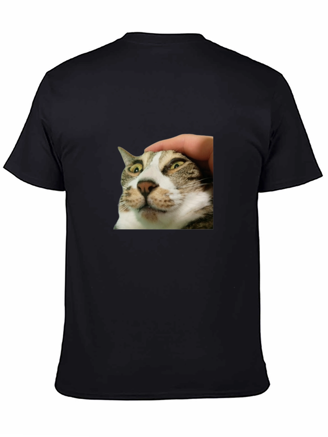 Funny Cat Petting T-Shirt - Unique Graphic Tee