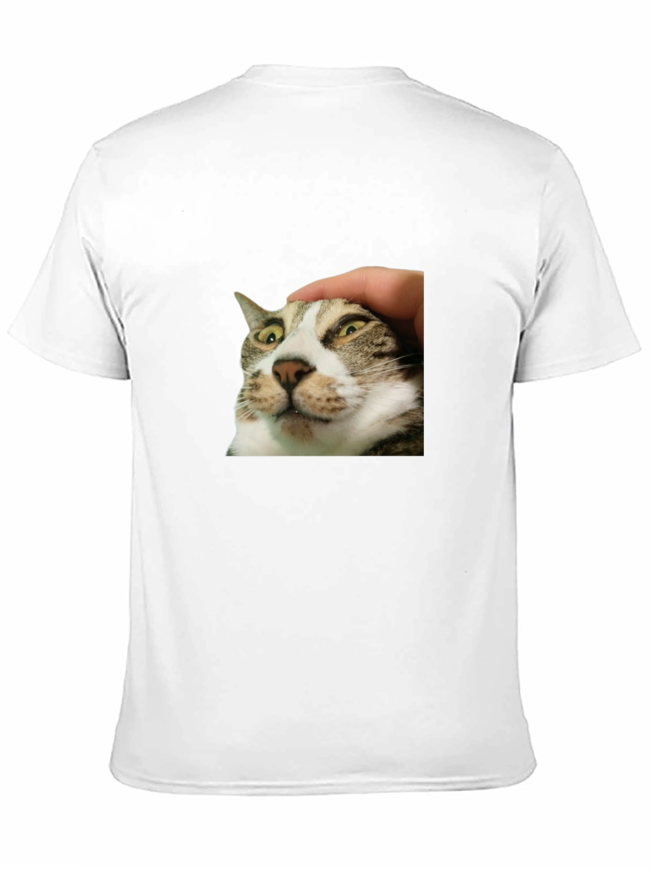 Funny Cat Petting T-Shirt - Unique Graphic Tee