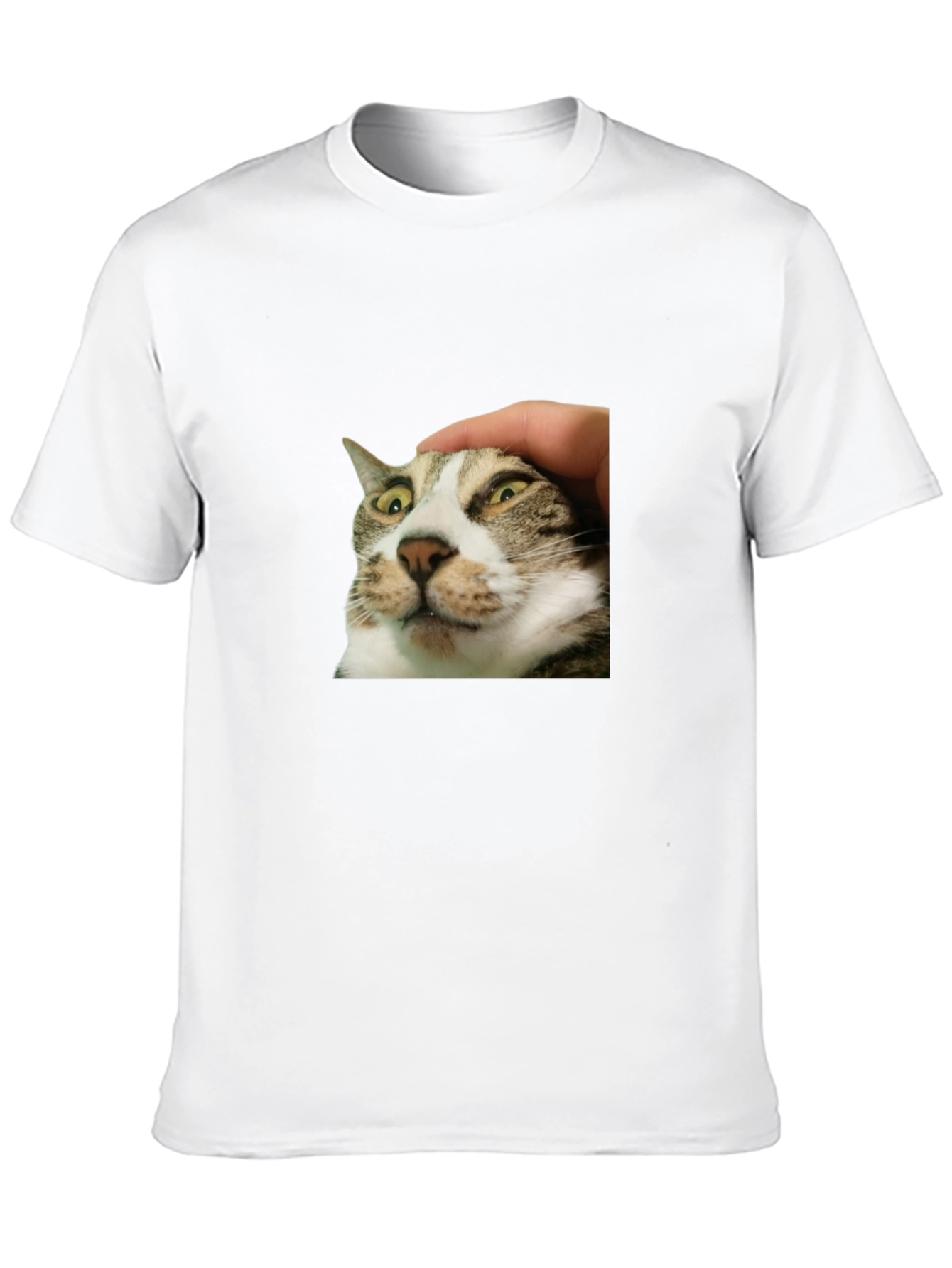 Funny Cat Petting T-Shirt - Unique Graphic Tee