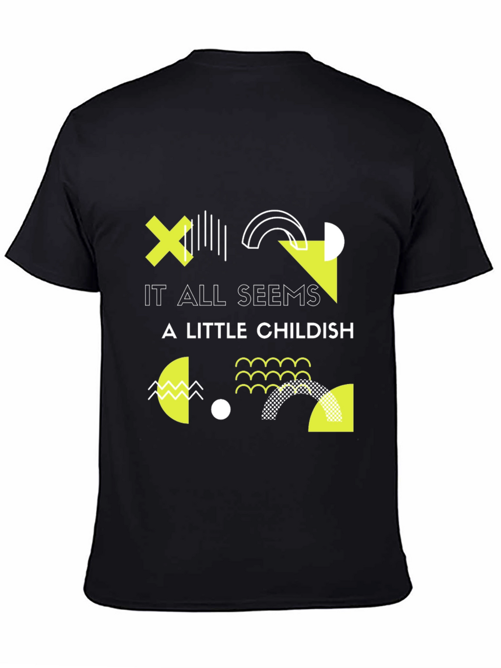 Modern Geometric Graphic Print T-Shirt