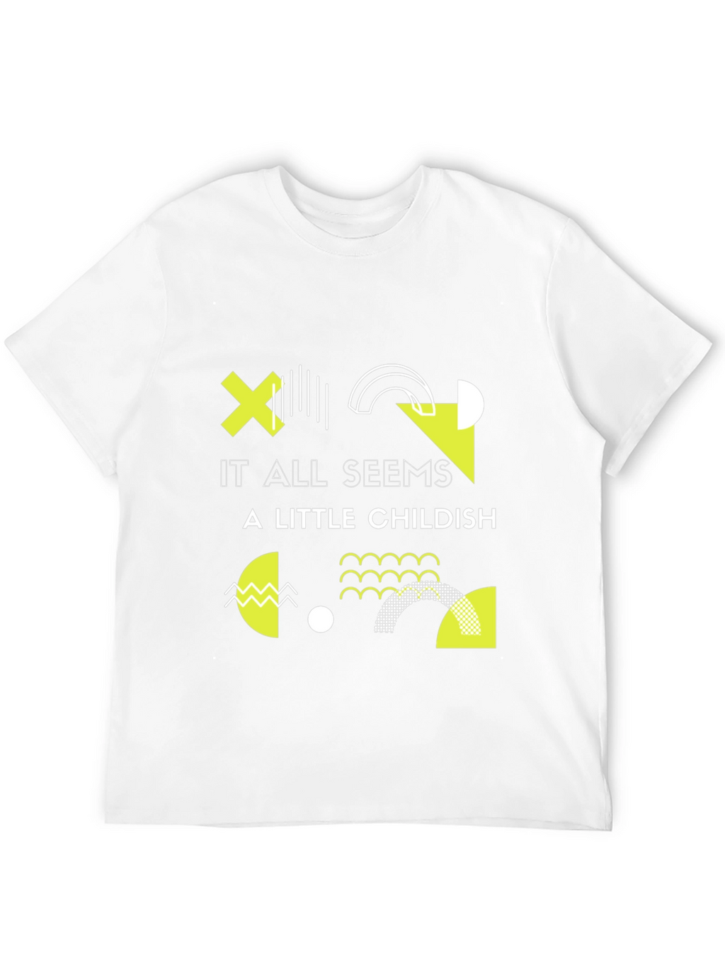 Modern Geometric Graphic Print T-Shirt