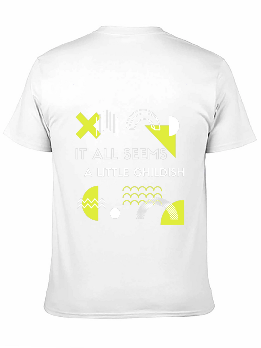 Modern Geometric Graphic Print T-Shirt