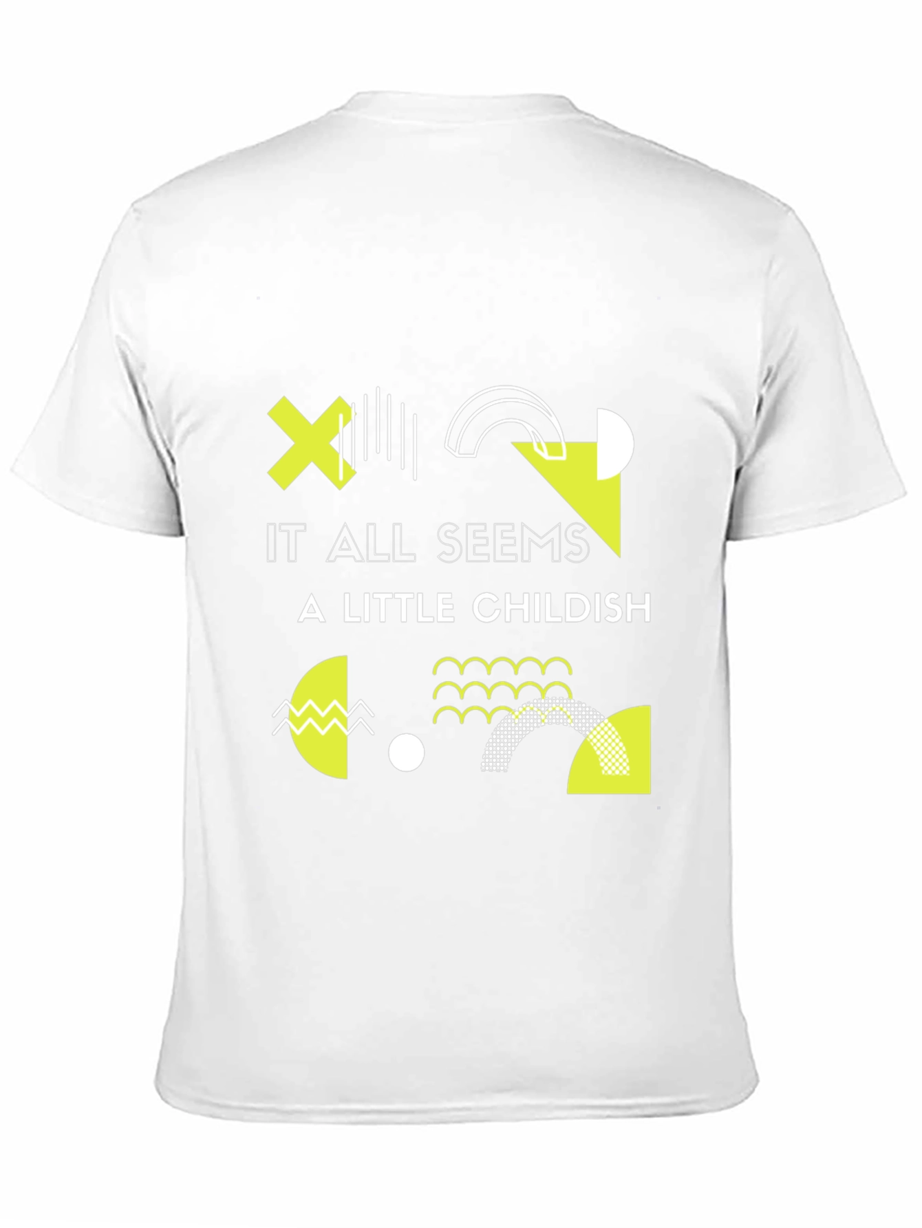 Modern Geometric Graphic Print T-Shirt