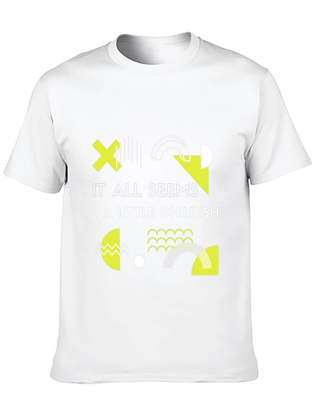 Modern Geometric Graphic Print T-Shirt