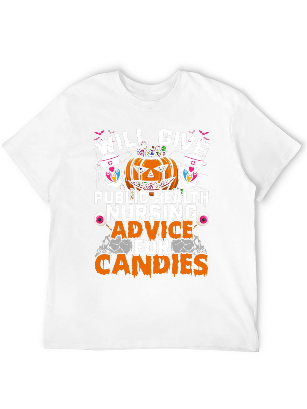 Halloween Public Health Nurse T-Shirt