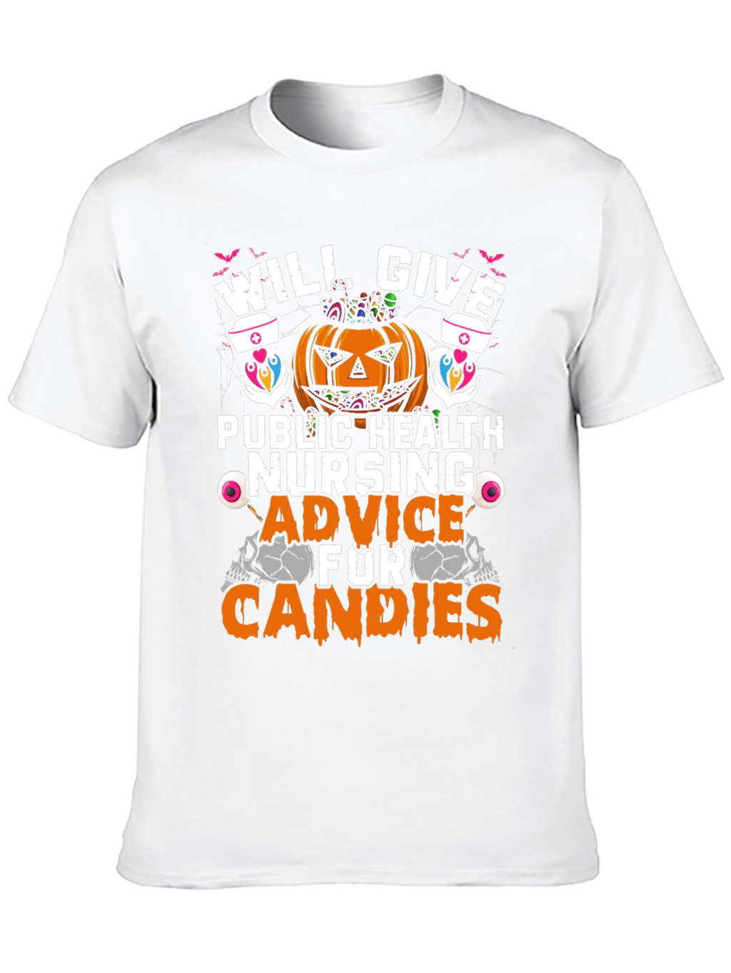 Halloween Public Health Nurse T-Shirt