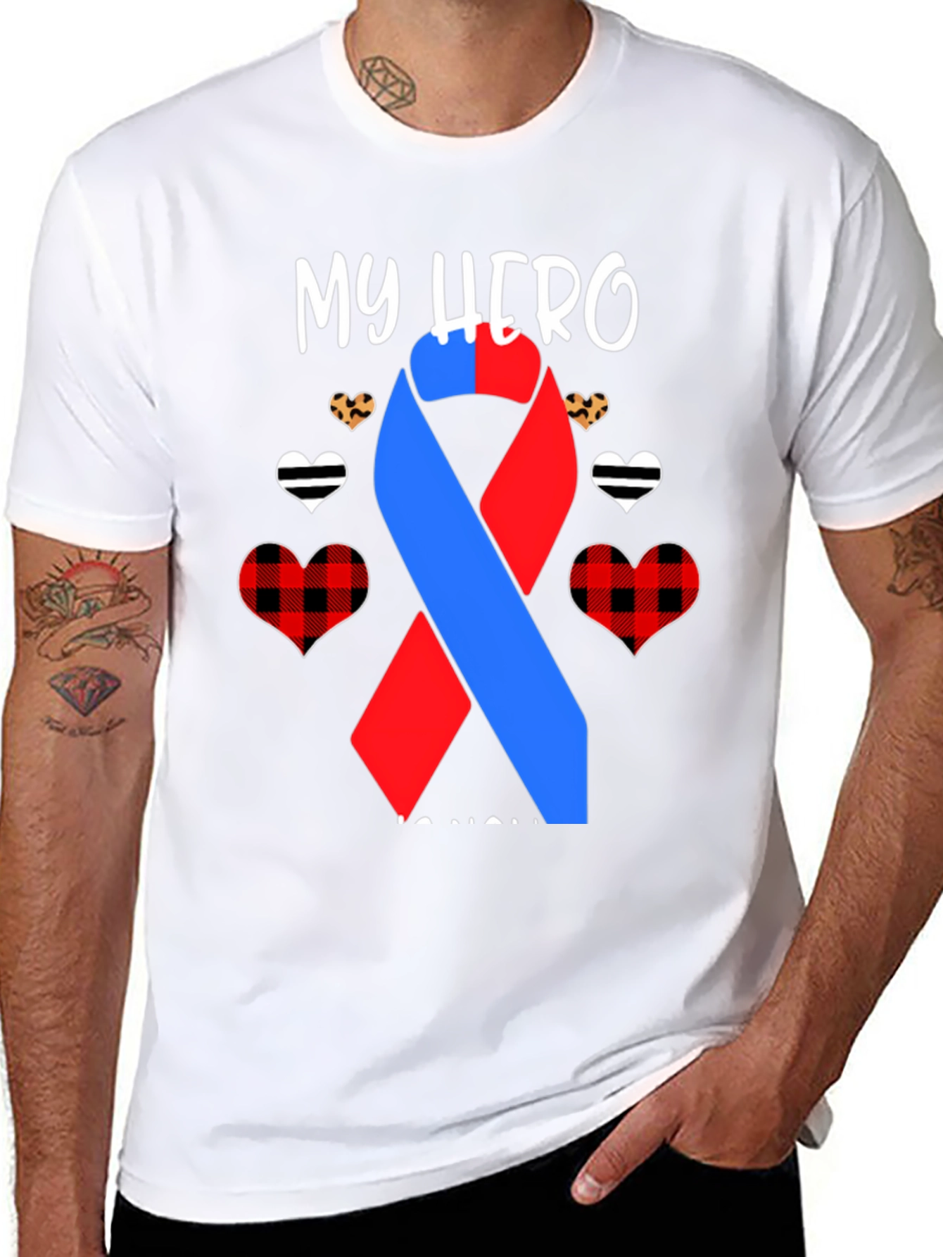 My Hero Awareness Ribbon T-Shirt