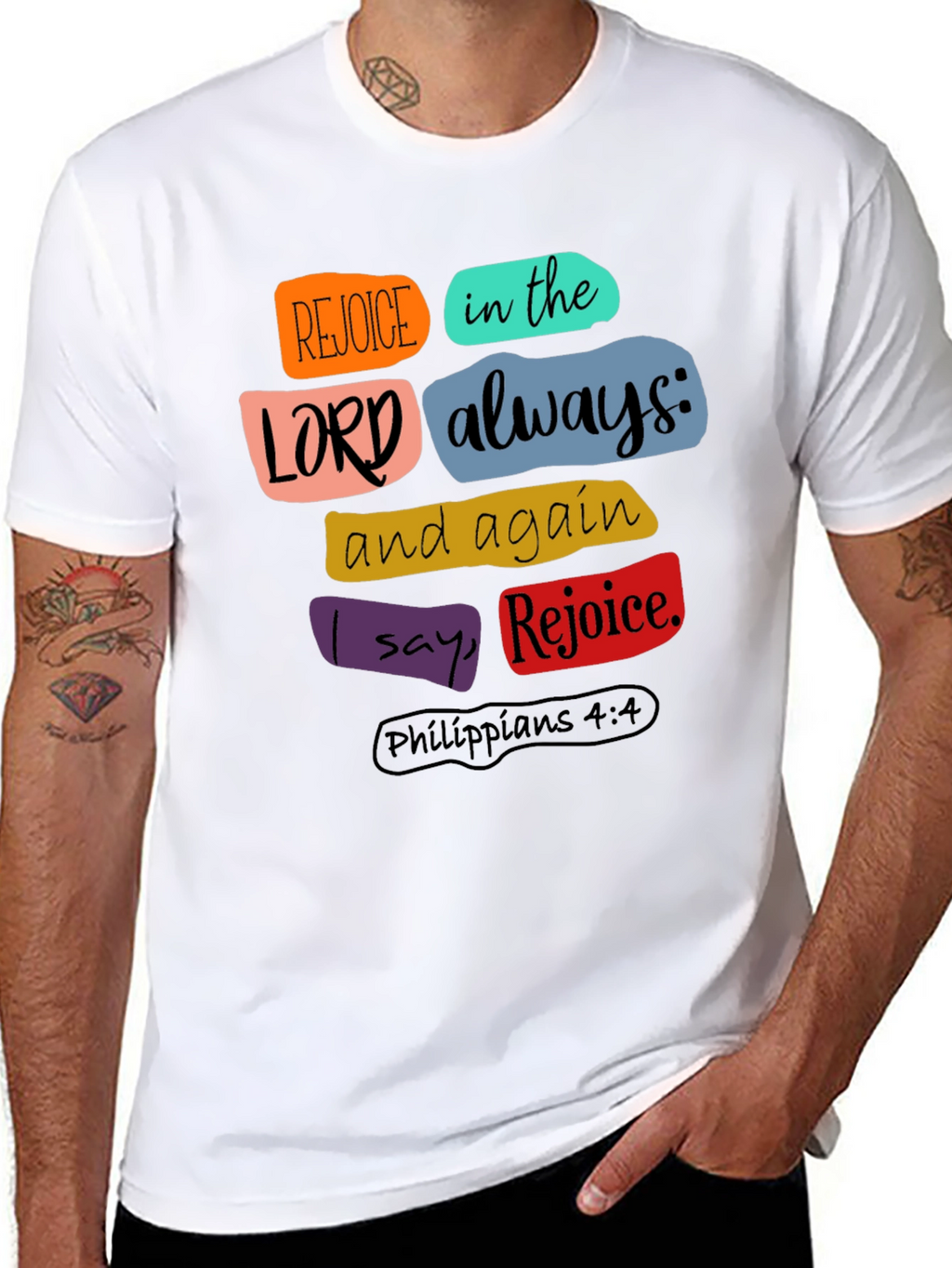 Rejoice in the Lord Christian T-Shirt