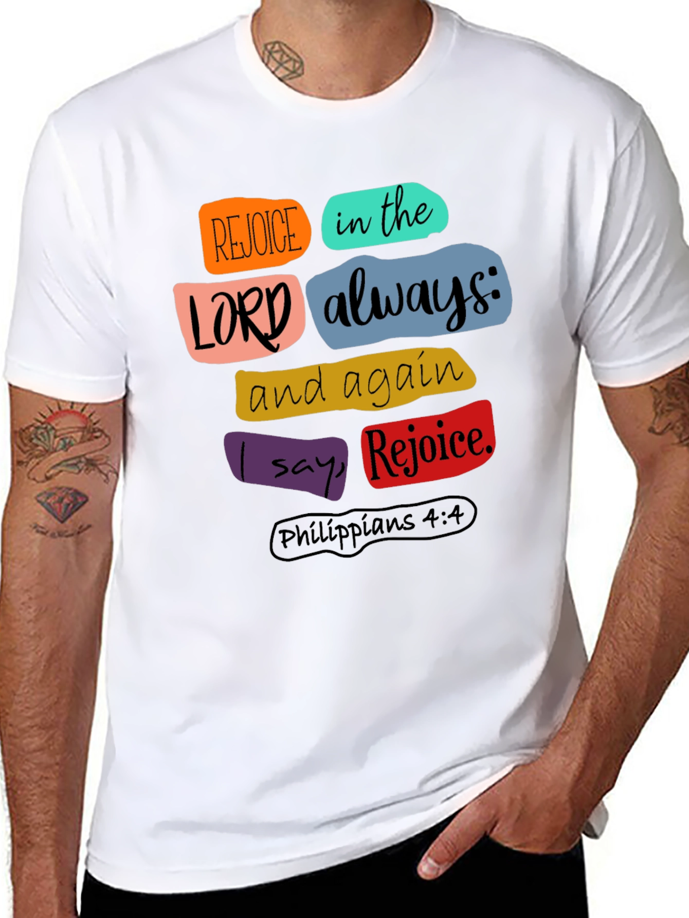Rejoice in the Lord Christian T-Shirt