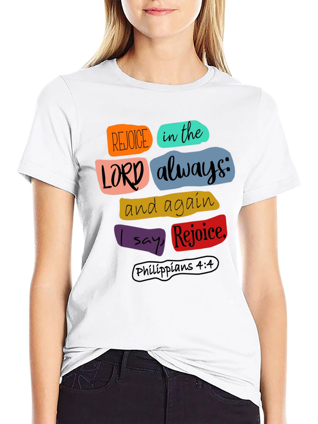 Rejoice in the Lord Christian T-Shirt