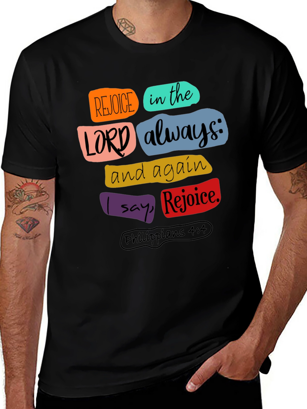 Rejoice in the Lord Christian T-Shirt