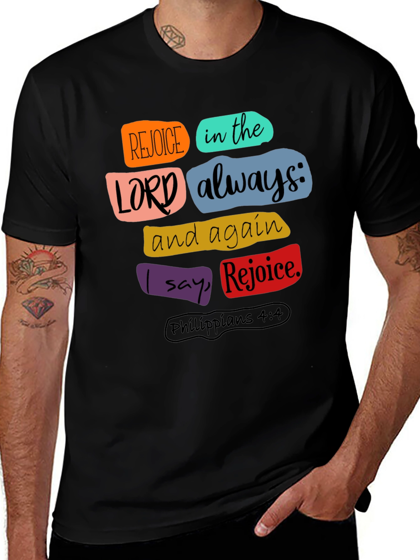 Rejoice in the Lord Christian T-Shirt