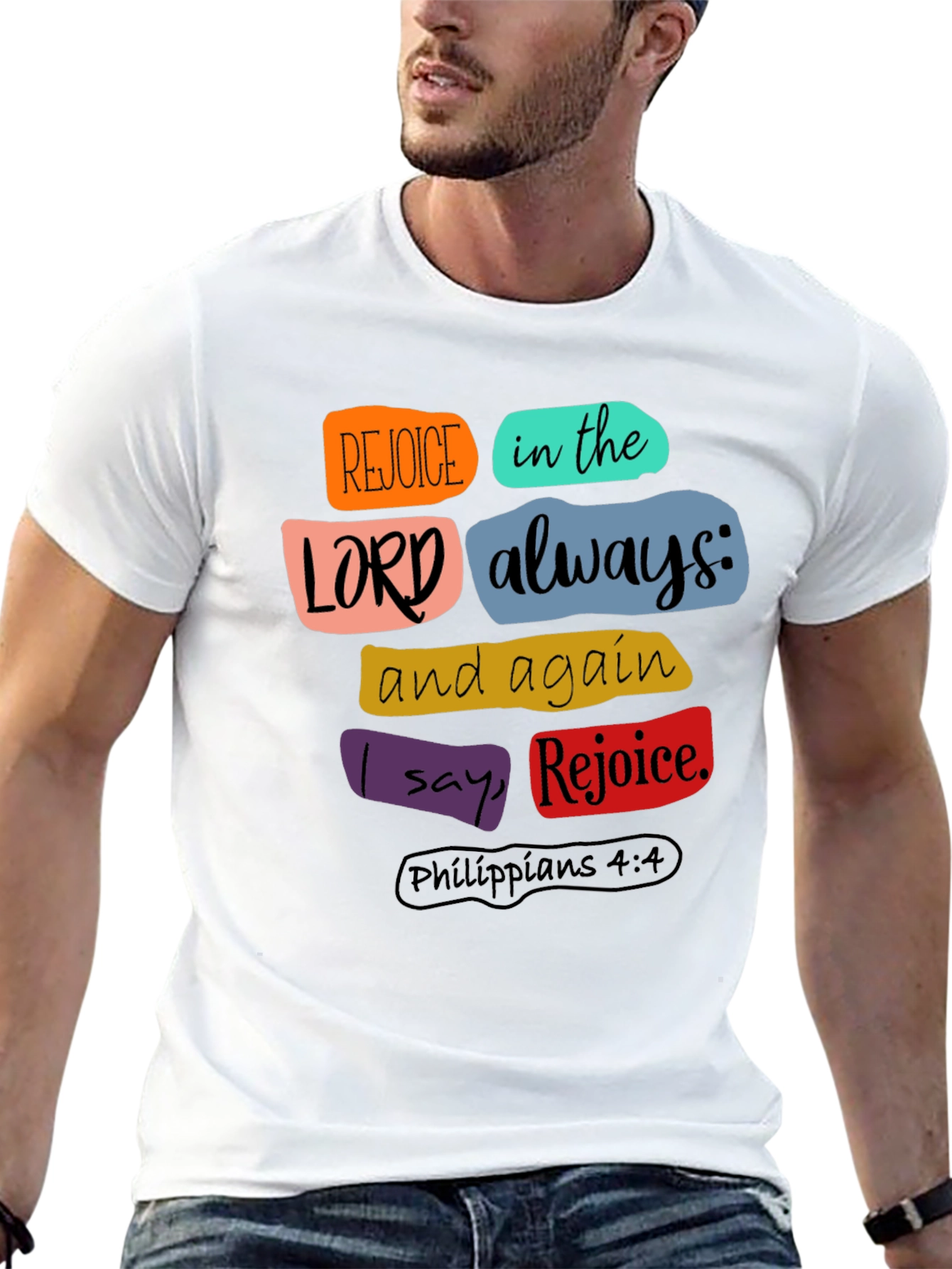 Rejoice in the Lord Christian T-Shirt