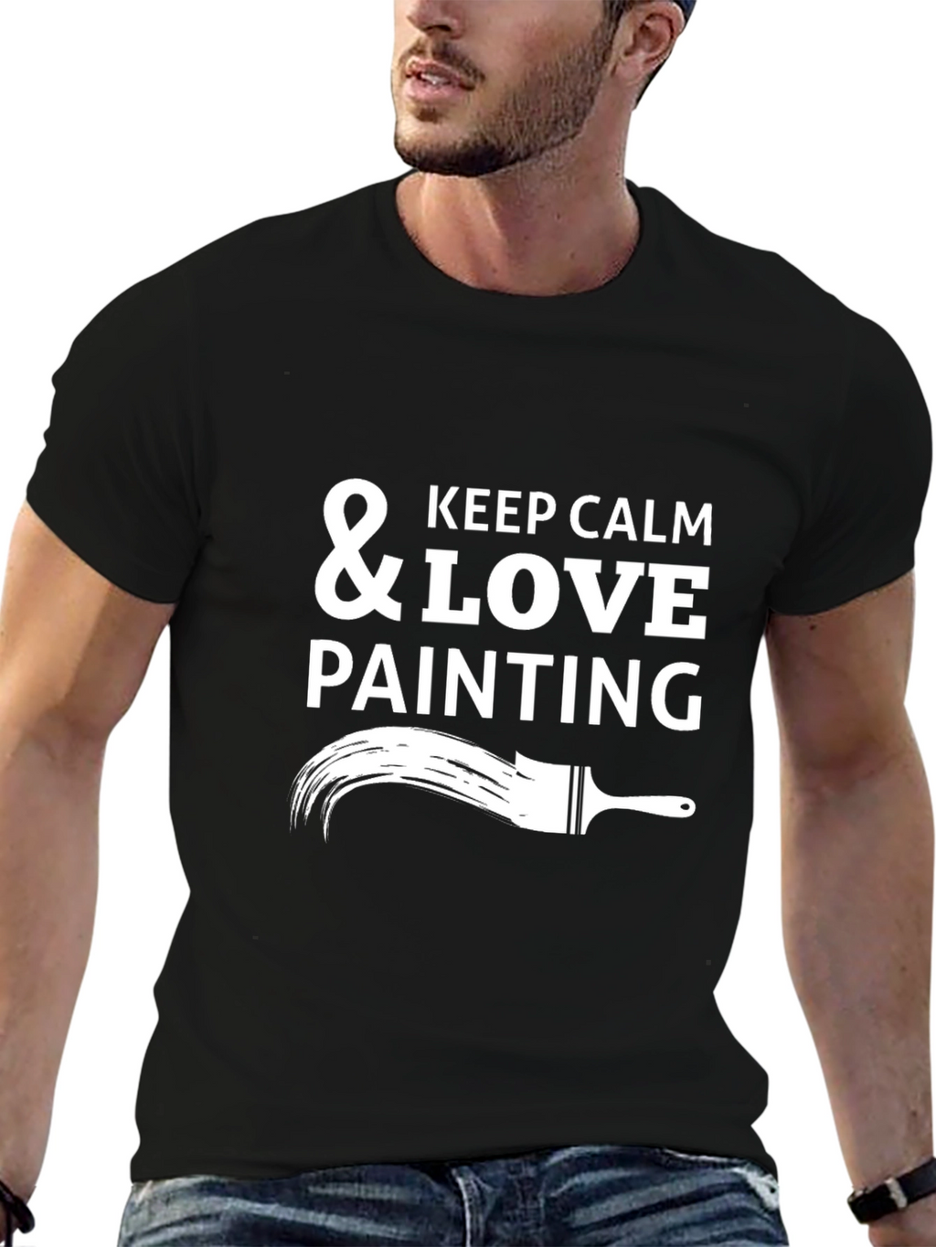 Keep Calm & Love Painting Graphic Tee