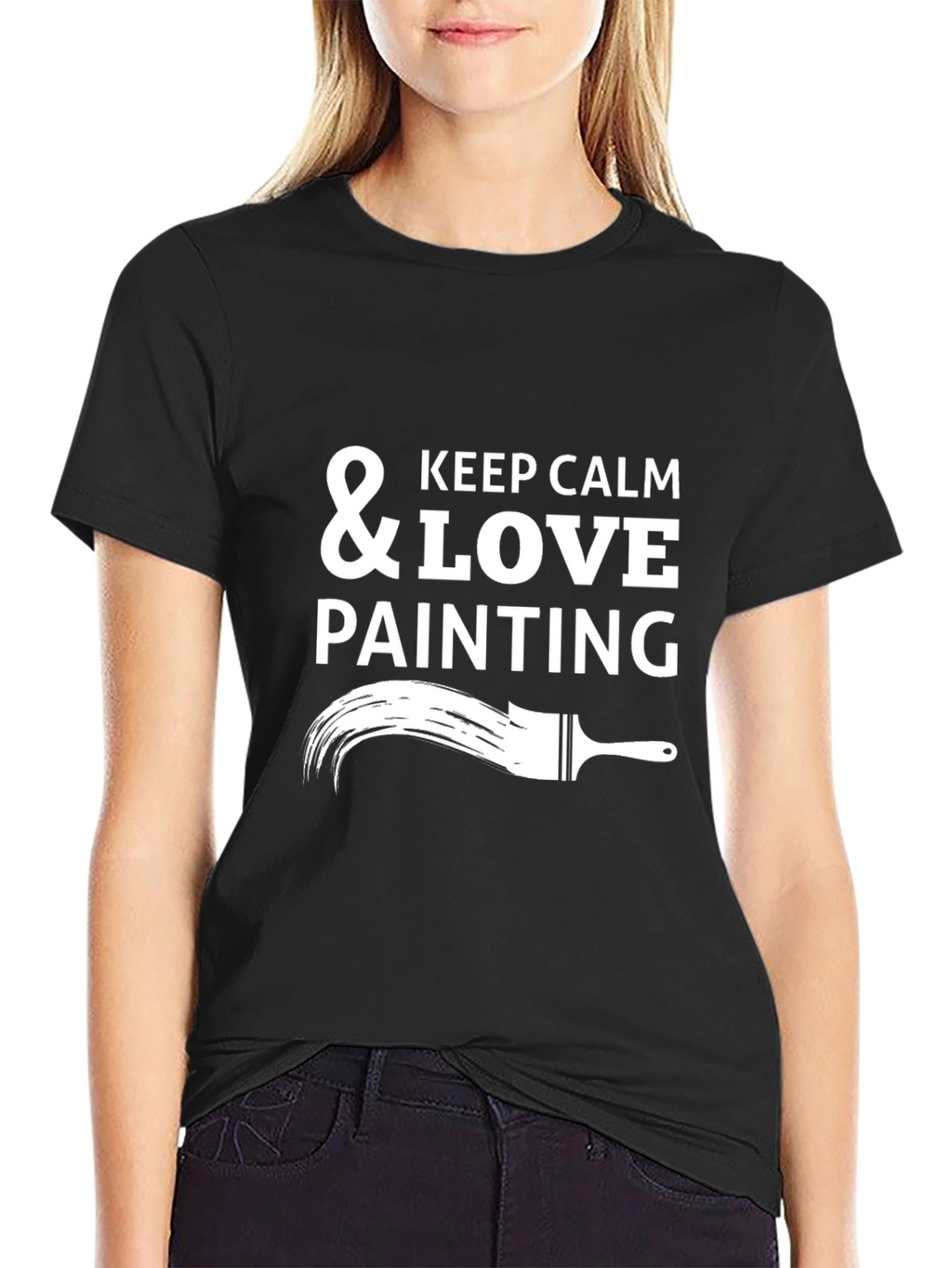 Keep Calm & Love Painting Graphic Tee
