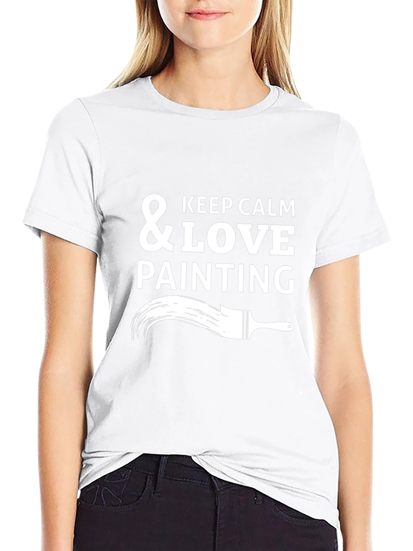 Keep Calm & Love Painting Graphic Tee