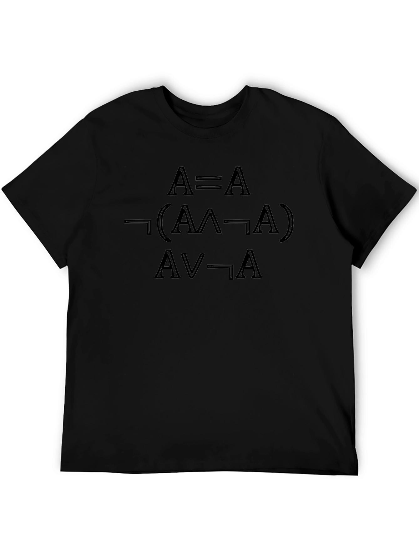 Logic Truth Table Black T-Shirt