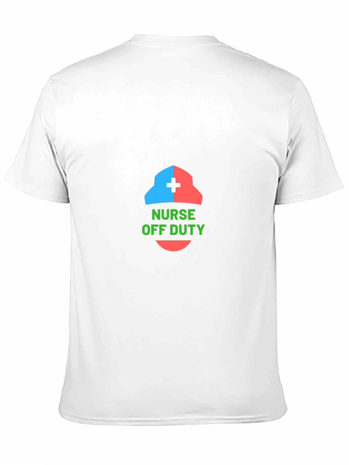 Nurse Off Duty Graphic Tee - Black Cotton Blend Shirt