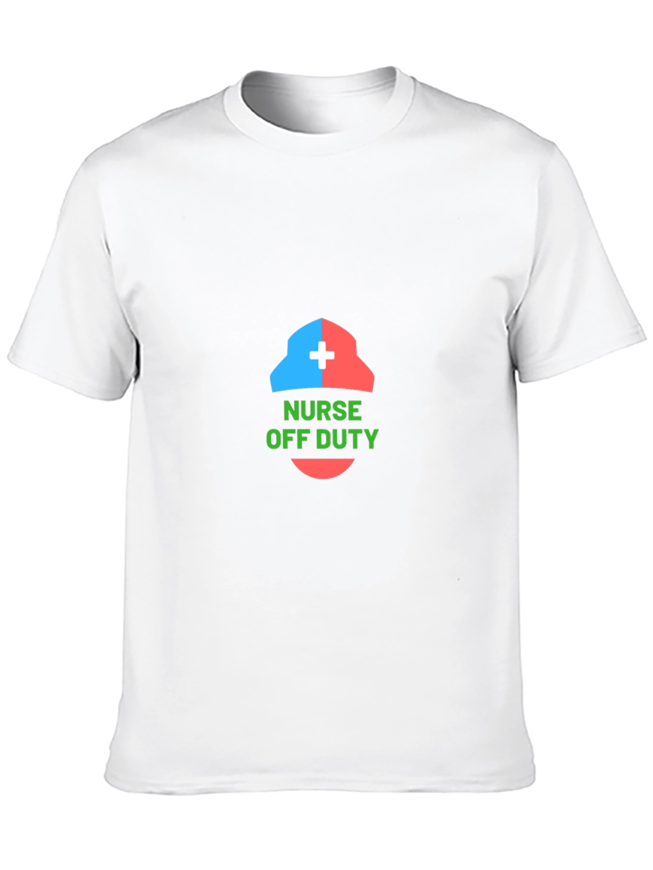 Nurse Off Duty Graphic Tee - Black Cotton Blend Shirt