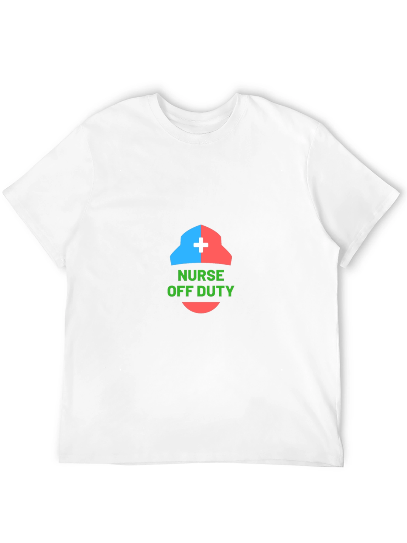 Nurse Off Duty Graphic Tee - Black Cotton Blend Shirt