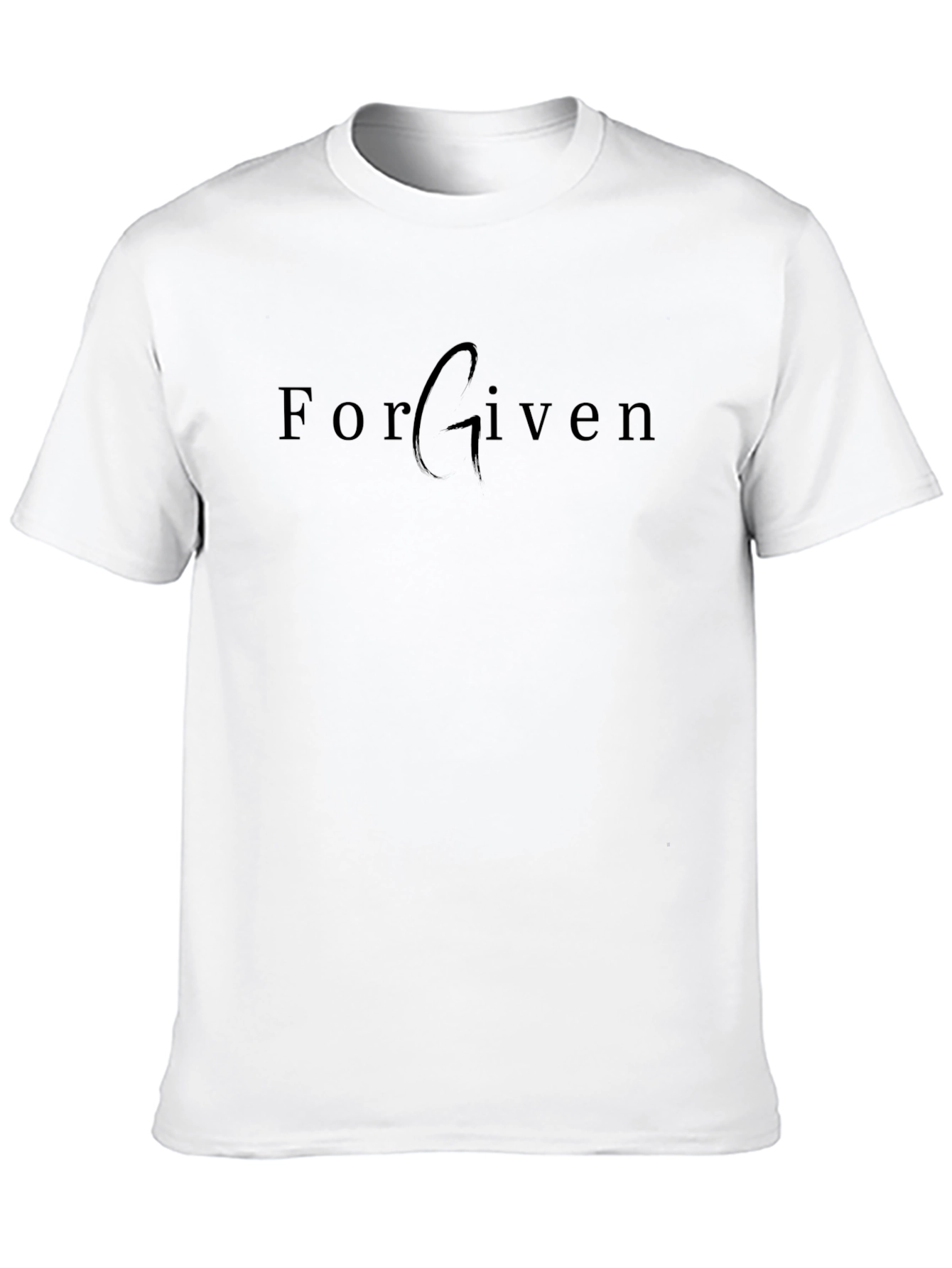 Forgiven Graphic Print Crewneck T-Shirt