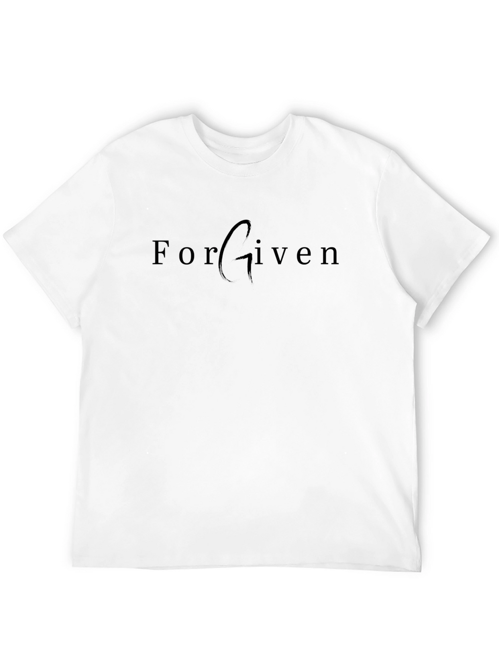 Forgiven Graphic Print Crewneck T-Shirt