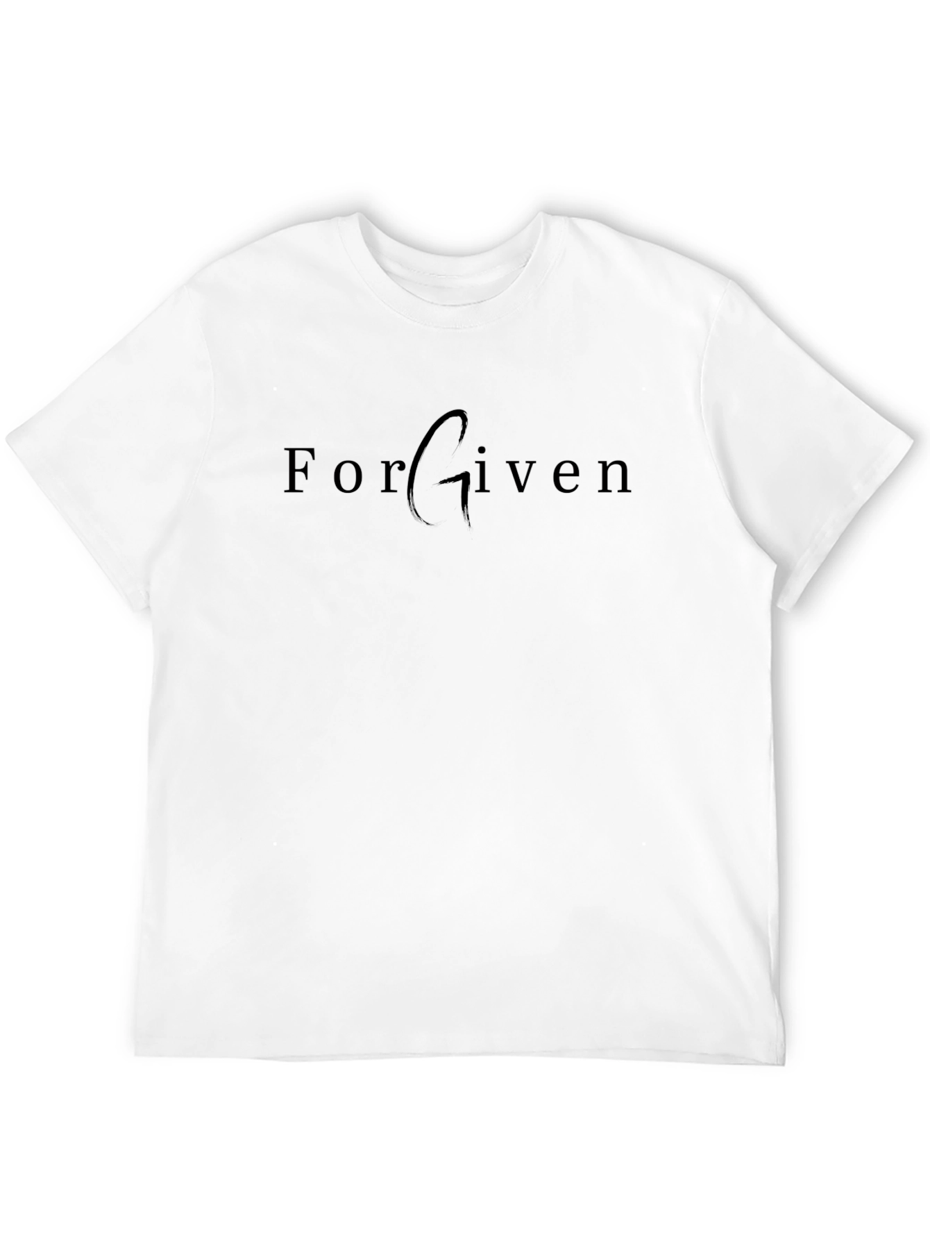 Forgiven Graphic Print Crewneck T-Shirt
